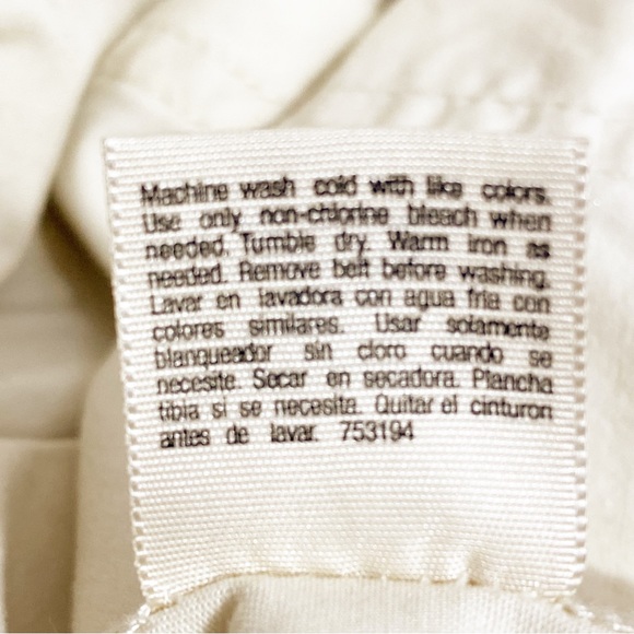 ST. JOHN’S BAY stretch lightweight woven cotton khaki zip fly shorts 14P - Picture 7 of 7